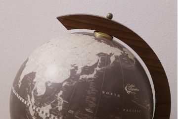 ヴィンテージ雑貨　イタリア　Zoffoli Geographia　地球儀(グローブ、ディスプレイ、ビンテージ)(R-043314)