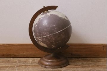 ヴィンテージ雑貨　イタリア　Zoffoli Geographia　地球儀(グローブ、ディスプレイ、ビンテージ)(R-043314)
