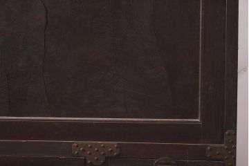 アンティーク家具　明治期　三方ケヤキ材　激レア!貫禄漂う上手物の帳場大箪笥(収納箪笥、引き出し)(R-043316)