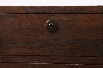 アンティーク家具　昭和初期　前面桐材　古い木の質感が味わい深い小タンス(引き出し、時代箪笥、整理タンス)(R-043321)