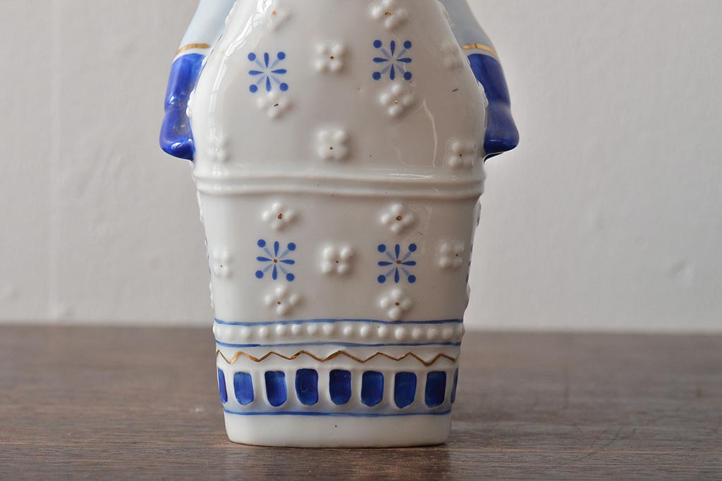 ハンガリー　HOLLOHAZA(ホロハーザ)　騎兵フィギュリン(兵隊、磁器、置物)(R-043331)