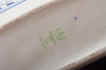 ハンガリー　HOLLOHAZA(ホロハーザ)　騎兵フィギュリン(兵隊、磁器、置物)(R-043331)