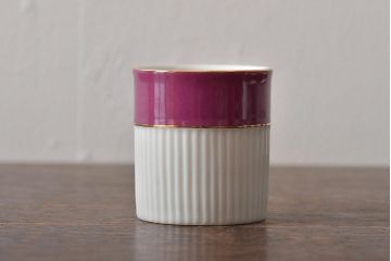 中古　ハンガリー　HOLLOHAZA(ホロハーザ)　APOLLO(アポロ)　デミタスカップ&ソーサー2客セット(洋食器)(R-043332)