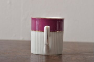 中古　ハンガリー　HOLLOHAZA(ホロハーザ)　APOLLO(アポロ)　デミタスカップ&ソーサー2客セット(洋食器)(R-043332)