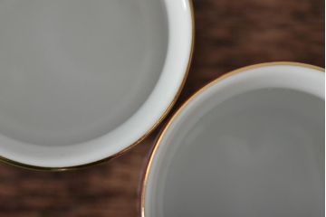 中古　ハンガリー　HOLLOHAZA(ホロハーザ)　APOLLO(アポロ)　デミタスカップ&ソーサー2客セット(洋食器)(R-043332)