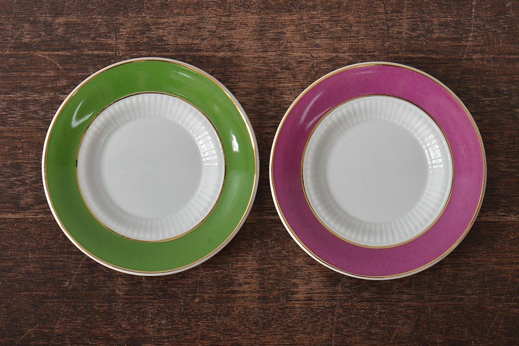 中古　ハンガリー　HOLLOHAZA(ホロハーザ)　APOLLO(アポロ)　デミタスカップ&ソーサー2客セット(洋食器)(R-043332)