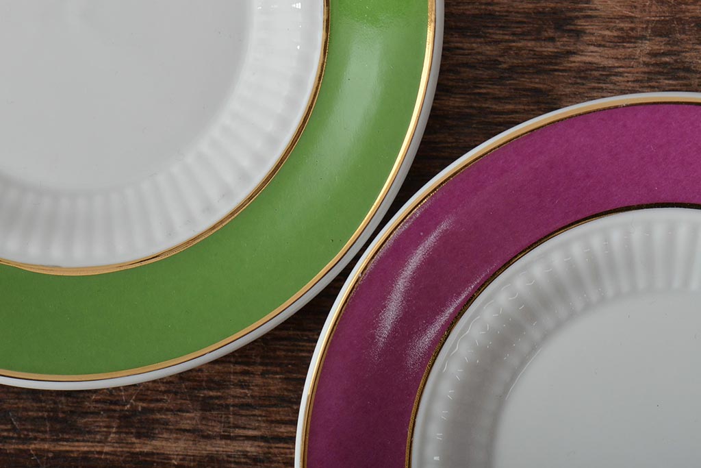 中古　ハンガリー　HOLLOHAZA(ホロハーザ)　APOLLO(アポロ)　デミタスカップ&ソーサー2客セット(洋食器)(R-043332)