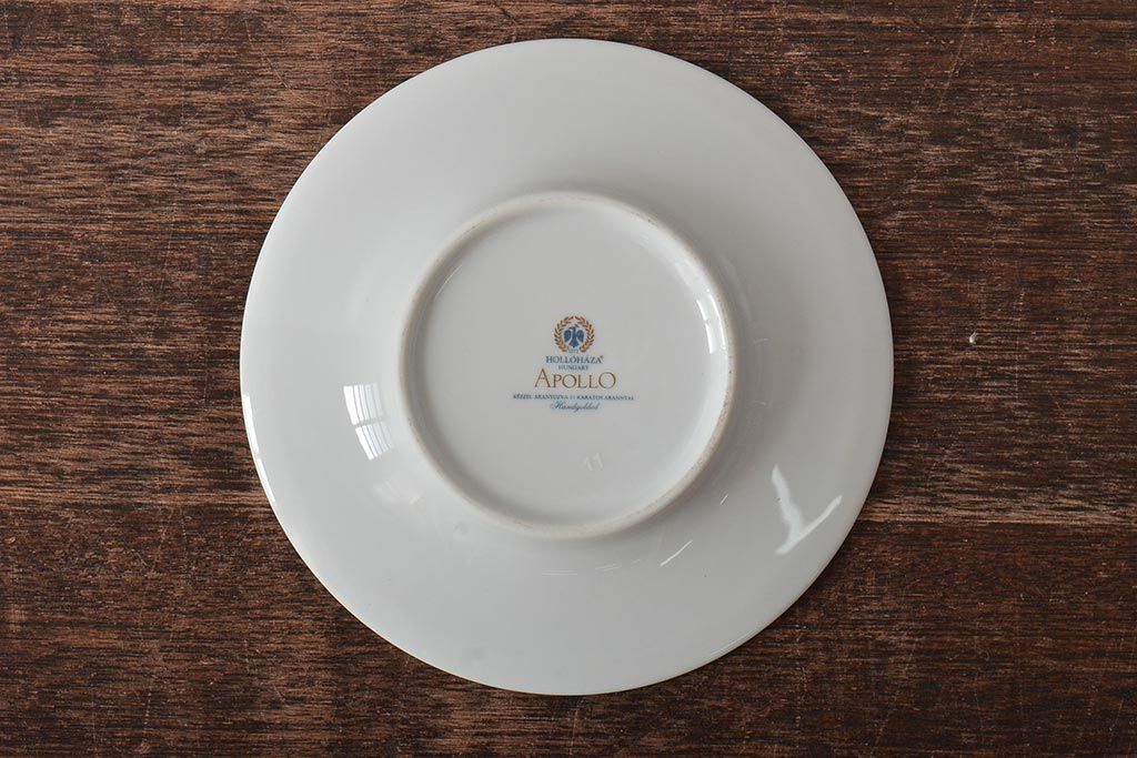 中古　ハンガリー　HOLLOHAZA(ホロハーザ)　APOLLO(アポロ)　デミタスカップ&ソーサー2客セット(洋食器)(R-043332)