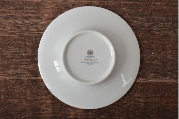 中古　ハンガリー　HOLLOHAZA(ホロハーザ)　APOLLO(アポロ)　デミタスカップ&ソーサー2客セット(洋食器)(R-043332)