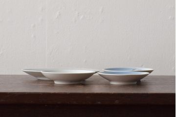 ROYAL COPENHAGEN(ロイヤルコペンハーゲン)　花柄小皿4枚セット(オーバルプレート、洋食器)(R-043333)