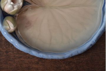 B&G(ビングオーグレンダール)　コペンハーゲン　蓮の花プレート(中皿、洋食器)(R-043337)