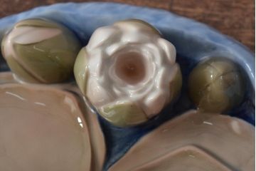 B&G(ビングオーグレンダール)　コペンハーゲン　蓮の花プレート(中皿、洋食器)(R-043337)