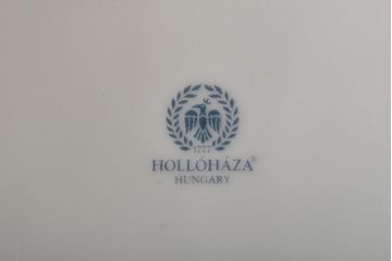 中古　ハンガリー　HOLLOHAZA(ホロハーザ)　Pannonia(パノニア)　ティーポット・シュガーポット・クリーマー・カップ&ソーサー6客セット(洋食器、ミルクポット、ティーセット)(R-043338)