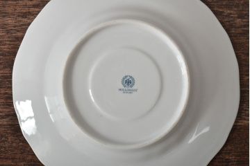 中古　ハンガリー　HOLLOHAZA(ホロハーザ)　Pannonia(パノニア)　ティーポット・シュガーポット・クリーマー・カップ&ソーサー6客セット(洋食器、ミルクポット、ティーセット)(R-043339)