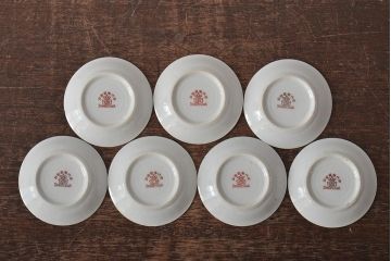 アンティーク雑貨　戦前　田代陶器　小皿7枚セット(プレート、洋食器)(R-043340)