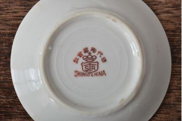 アンティーク雑貨　戦前　田代陶器　小皿7枚セット(プレート、洋食器)(R-043340)