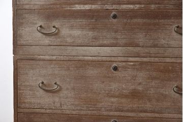 アンティーク家具　昭和中期　すっきりとした佇まいのシンプルな衣装タンス(引き出し、チェスト)(R-043347)