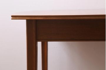 ヴィンテージ家具　イギリスビンテージ　Vanson　チーク・ブナ材　北欧スタイルのエクステンションテーブル(ダイニングテーブル)(R-043353)