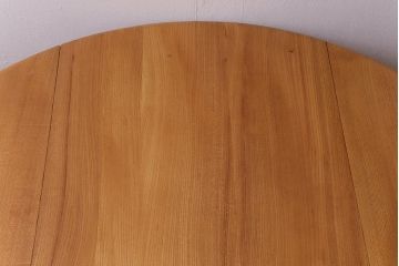 ヴィンテージ家具　イギリスビンテージ　ERCOL(アーコール)　エルム材　ウィンザードロップリーフテーブル(バタフライテーブル、ラウンドテーブル)(R-043354)