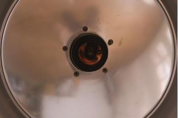 レトロ照明　ビンテージスタイルにもおすすめなアイアン製のスタンドライト(フロアスタンド)(R-043367)