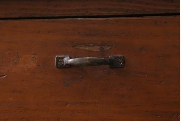 アンティーク家具　和製アンティーク　昭和初期　天板ヒノキリメイク　背面もキレイ!小ぶりなカウンターチェスト(チェスト、引き出し)(R-043375)