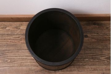 アンティーク雑貨　和製アンティーク　古民具　長い時を経た風合いが魅力的な斗棒付き一斗枡(一斗マス)(R-043380)