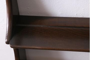 ヴィンテージ家具　イギリスビンテージ　ERCOL(アーコール)　大人の雰囲気漂う上質な壁掛け収納(ウォールシェルフ、吊り戸棚)(R-043385)