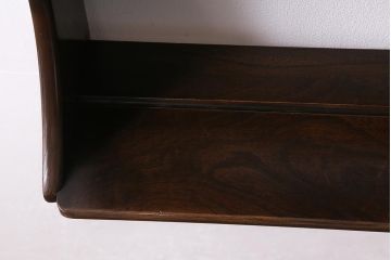 ヴィンテージ家具　イギリスビンテージ　ERCOL(アーコール)　大人の雰囲気漂う上質な壁掛け収納(ウォールシェルフ、吊り戸棚)(R-043385)
