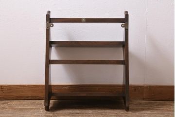ヴィンテージ家具　イギリスビンテージ　ERCOL(アーコール)　大人の雰囲気漂う上質な壁掛け収納(ウォールシェルフ、吊り戸棚)(R-043385)