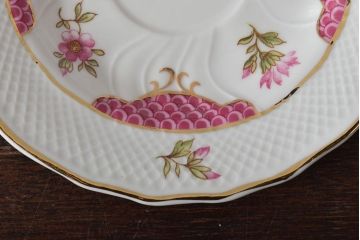 中古　ハンガリー　HOLLOHAZA(ホロハーザ)　Henriette(ヘンリエッタ)　カップ&ソーサー3客セット(洋食器)(R-043388)