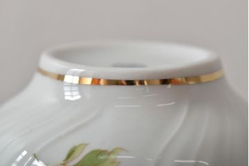 中古　ハンガリー　HOLLOHAZA(ホロハーザ)　Henriette(ヘンリエッタ)　カップ&ソーサー3客セット(洋食器)(R-043389)