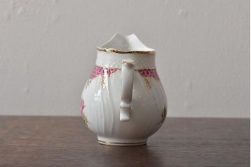 中古　ハンガリー　HOLLOHAZA(ホロハーザ)　Henriette(ヘンリエッタ)　シュガーポット・クリーマー(ミルクポット、ミルクジャグ、洋食器)(R-043390)