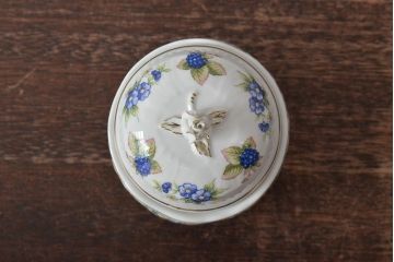 中古　ハンガリー　HOLLOHAZA(ホロハーザ)　Pannonia(パノニア)　ティーポット・カップ&ソーサー6客・クリーマー・シュガーポット　ティーセット(洋食器)(R-043391)