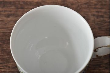 中古　ハンガリー　HOLLOHAZA(ホロハーザ)　Pannonia(パノニア)　ティーポット・カップ&ソーサー6客・クリーマー・シュガーポット　ティーセット(洋食器)(R-043391)