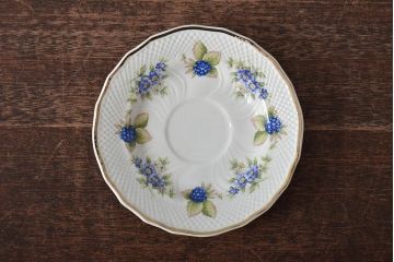 中古　ハンガリー　HOLLOHAZA(ホロハーザ)　Pannonia(パノニア)　ティーポット・カップ&ソーサー6客・クリーマー・シュガーポット　ティーセット(洋食器)(R-043391)