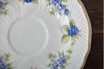 中古　ハンガリー　HOLLOHAZA(ホロハーザ)　Pannonia(パノニア)　ティーポット・カップ&ソーサー6客・クリーマー・シュガーポット　ティーセット(洋食器)(R-043391)