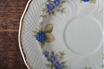 中古　ハンガリー　HOLLOHAZA(ホロハーザ)　Pannonia(パノニア)　ティーポット・カップ&ソーサー6客・クリーマー・シュガーポット　ティーセット(洋食器)(R-043391)