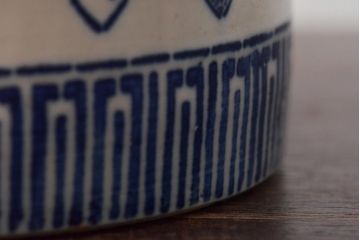 古民具　大正昭和初期　印判火鉢(手あぶり、手焙り)(R-043393)