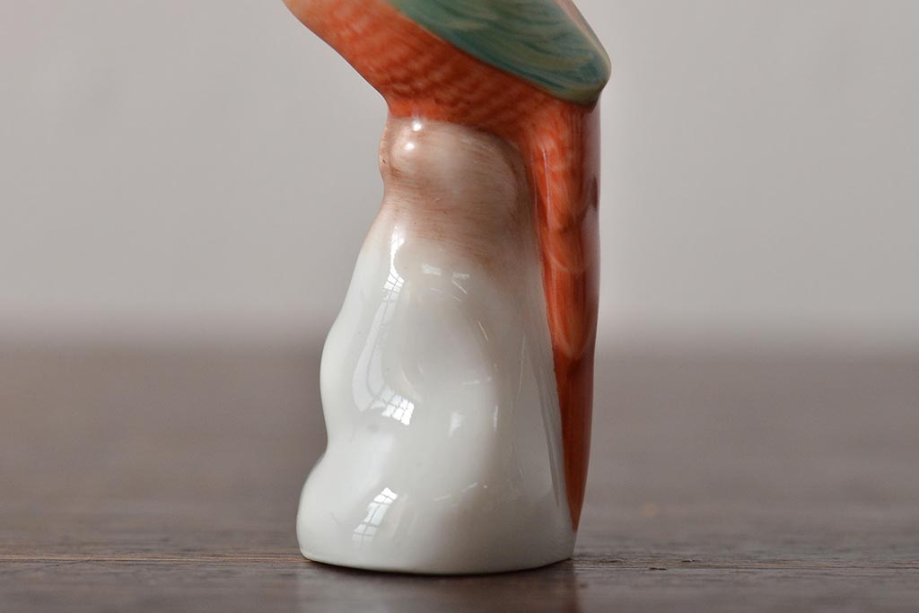 ヘレンド　鳥　陶器置物 ヘレンド 小物入れ 置物 陶器 にわとり ニワトリ 鶏 no.105