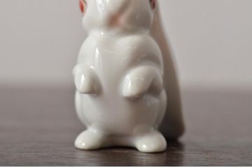 ハンガリー　HEREND(ヘレンド)　ウサギ　鳥　フィギュリン5個セット(R-043398)
