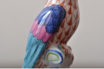 ハンガリー　HEREND(ヘレンド)　ウサギ　鳥　フィギュリン5個セット(R-043398)