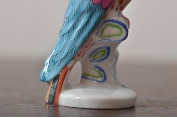 ハンガリー　HEREND(ヘレンド)　ウサギ　鳥　フィギュリン5個セット(R-043398)