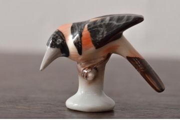 ハンガリー　HEREND(ヘレンド)　ウサギ　鳥　フィギュリン5個セット(R-043398)