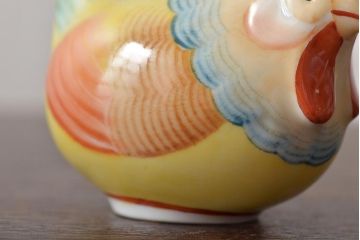 ハンガリー　HOLLOHAZA　ホロハーザ　ニワトリ　ハリネズミ　フィギュリン2個セット　陶器　置物