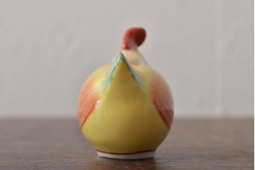 ハンガリー　HOLLOHAZA　ホロハーザ　ニワトリ　ハリネズミ　フィギュリン2個セット　陶器　置物