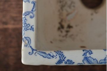 古民具　昭和初期　印判　小振りな植木鉢(R-043404)