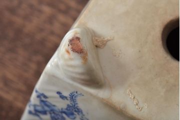 古民具　昭和初期　印判　小振りな植木鉢(R-043404)