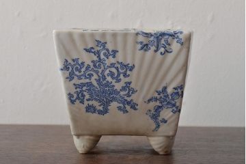 古民具　昭和初期　印判　小振りな植木鉢(R-043404)