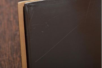 アンティーク雑貨　昭和初期　螺鈿　金蒔絵　梨地　木製硯箱(文箱、収納箱、漆器)(R-043405)