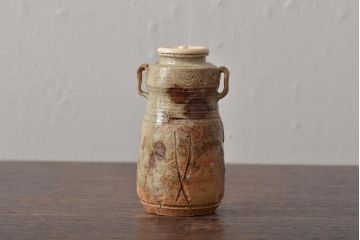 昭和期　加藤弥右衛門　美濃伊賀茶入(茶道具)(R-043409)